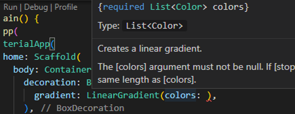 List<Color>