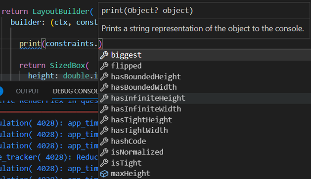 constraints objektum